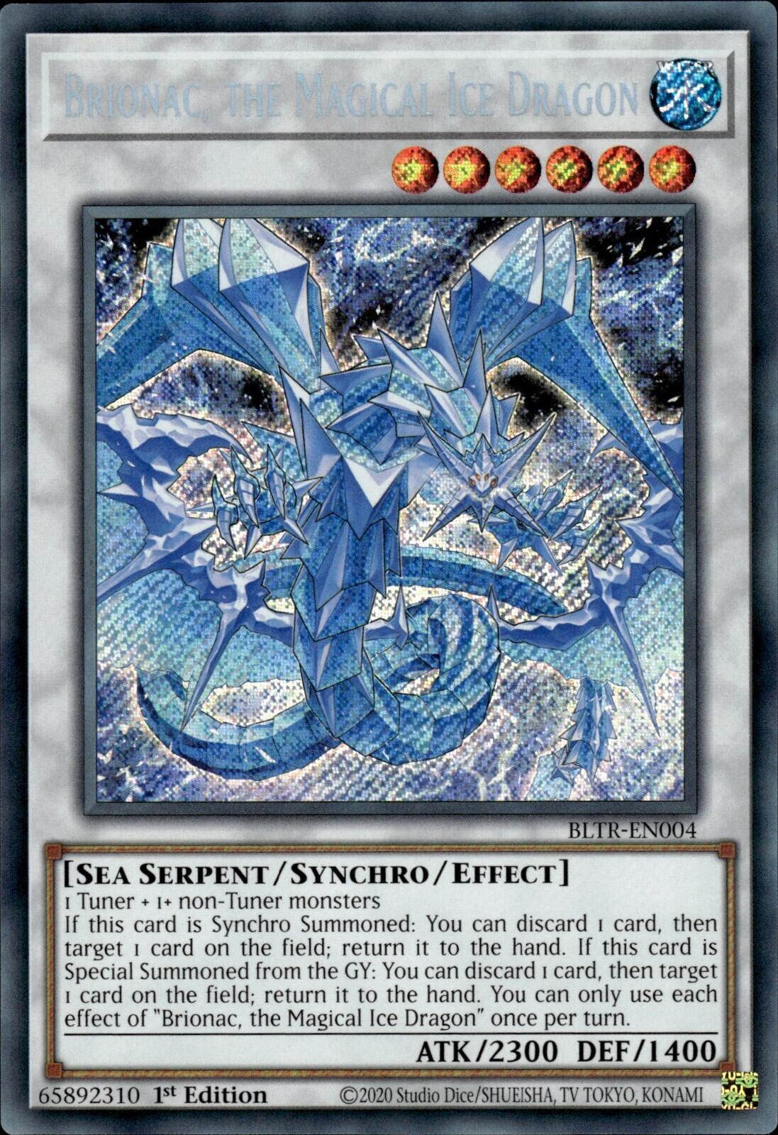 Brionac, the Magical Ice Dragon [BLTR-EN004] Secret Rare | The CG Realm