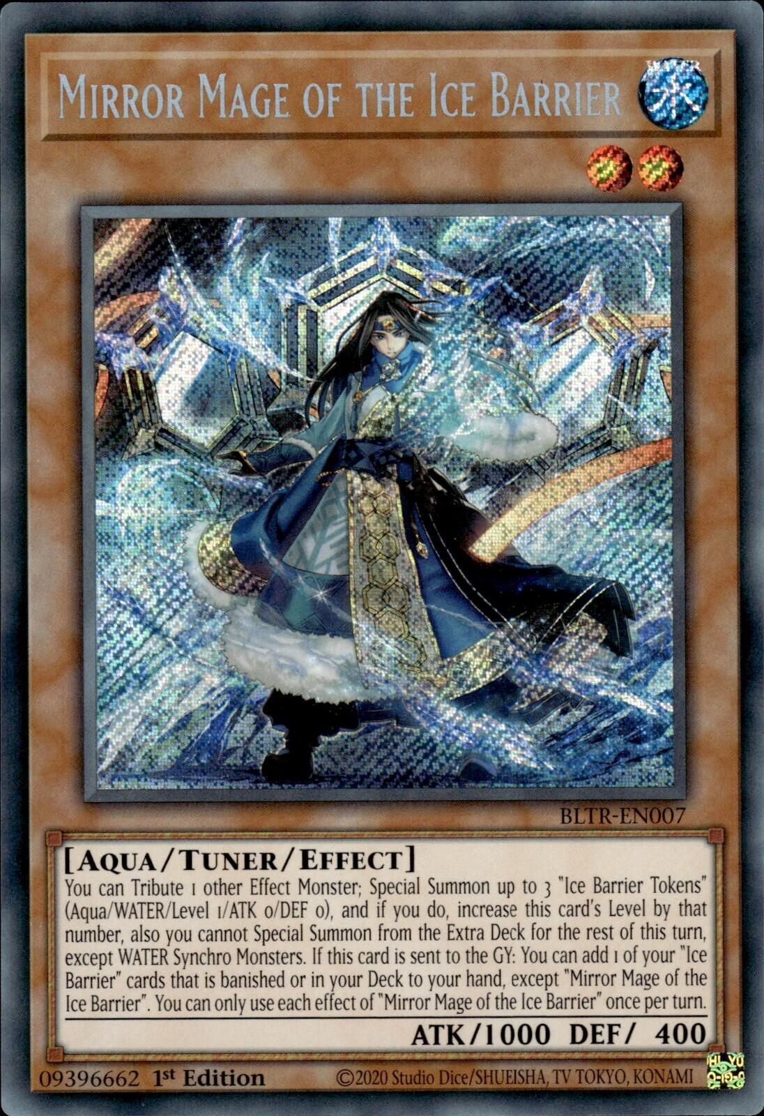 Mirror Mage of the Ice Barrier [BLTR-EN007] Secret Rare | The CG Realm