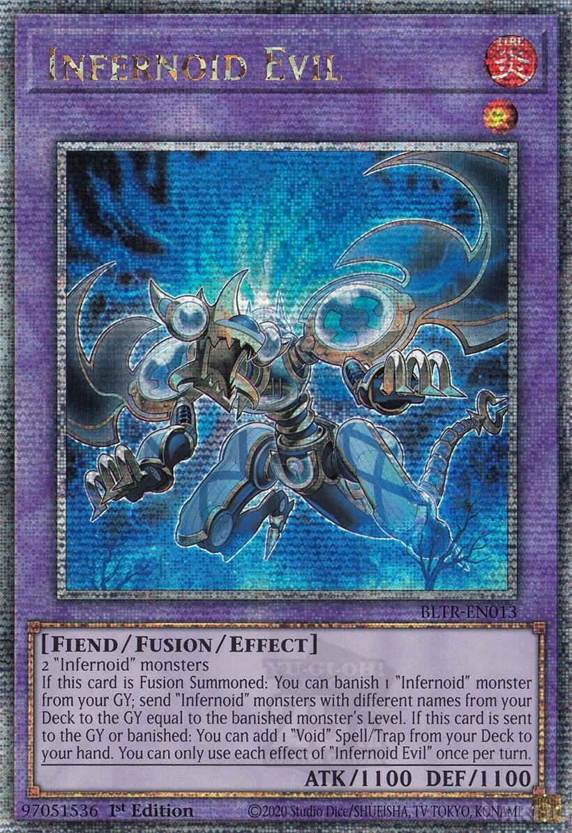 Infernoid Evil (Quarter Century Secret Rare) [BLTR-EN013] Quarter Century Secret Rare | The CG Realm