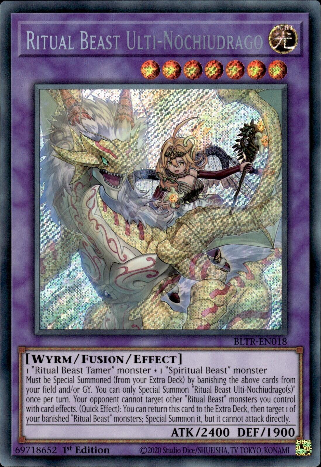 Ritual Beast Ulti-Nochiudrago [BLTR-EN018] Secret Rare | The CG Realm