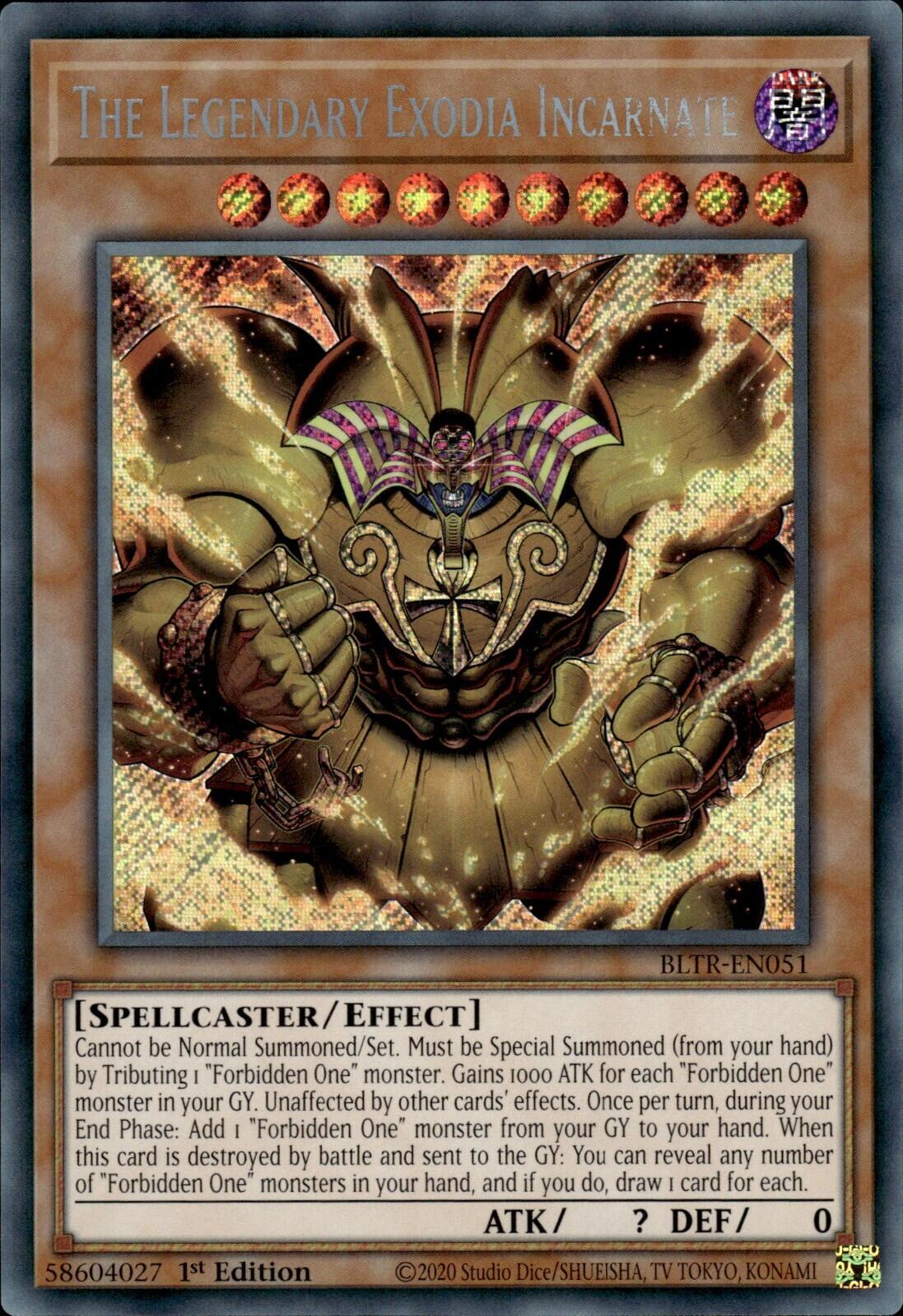 The Legendary Exodia Incarnate [BLTR-EN051] Secret Rare | The CG Realm