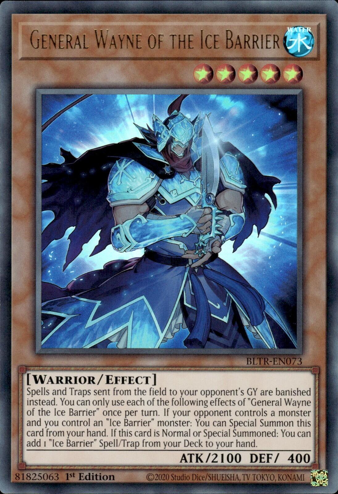 General Wayne of the Ice Barrier [BLTR-EN073] Ultra Rare | The CG Realm