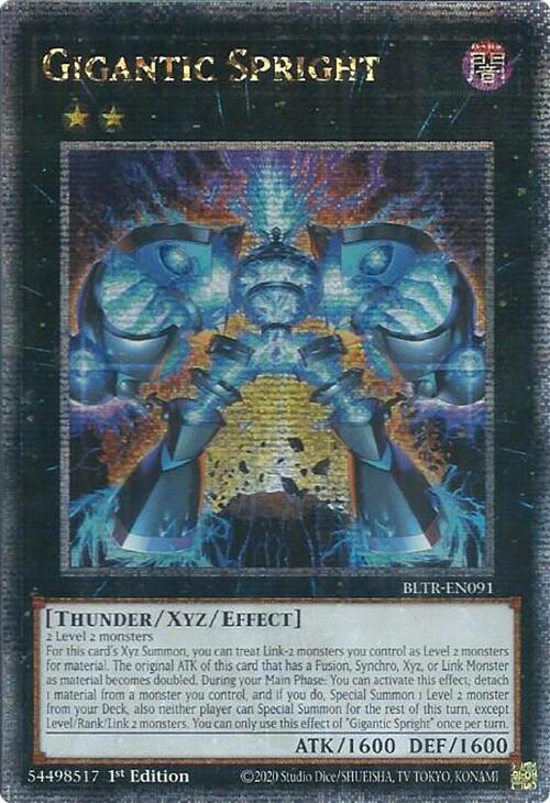 Gigantic Spright (Quarter Century Secret Rare) [BLTR-EN091] Quarter Century Secret Rare | The CG Realm