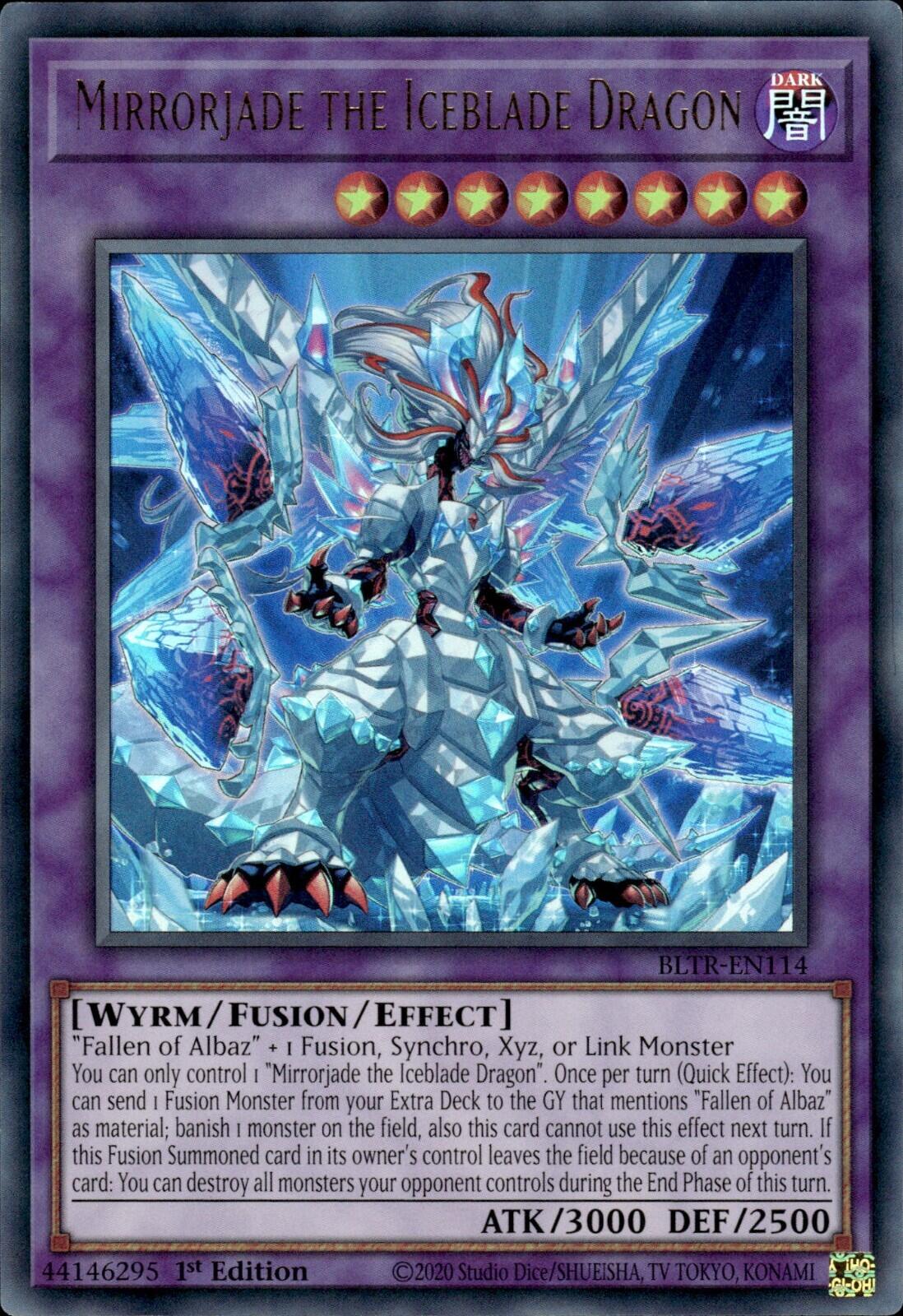 Mirrorjade the Iceblade Dragon [BLTR-EN114] Ultra Rare | The CG Realm