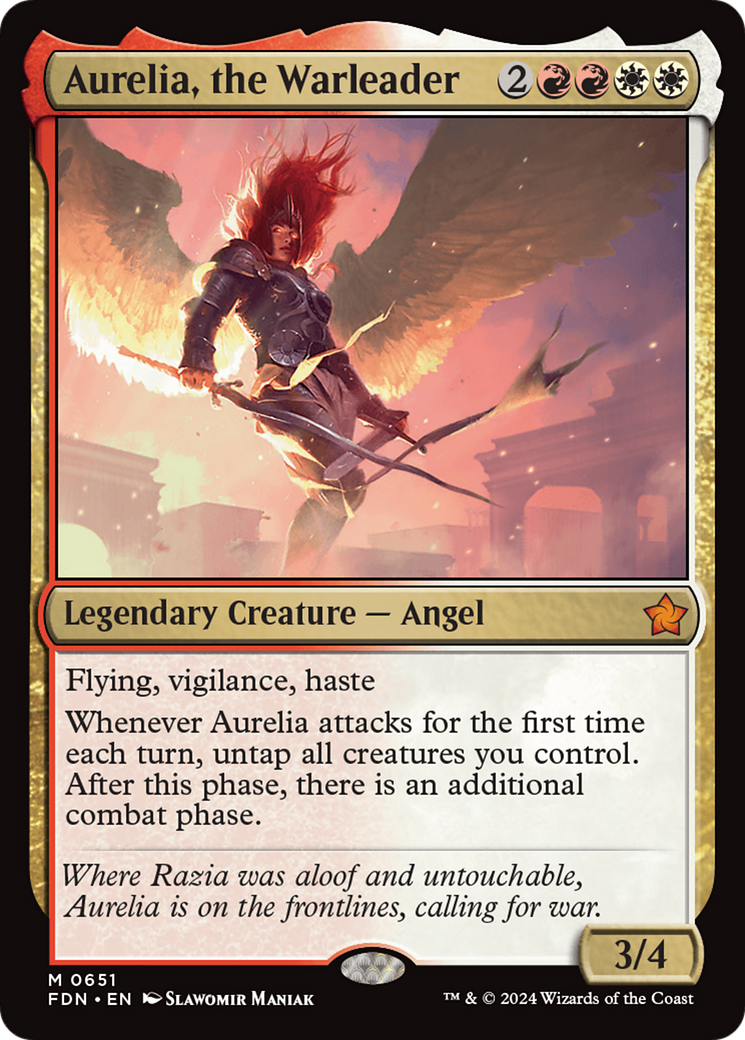 Aurelia, the Warleader [Foundations] | The CG Realm