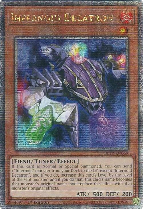 Infernoid Decatron (Quarter Century Secret Rare) [BLTR-EN069] Quarter Century Secret Rare | The CG Realm