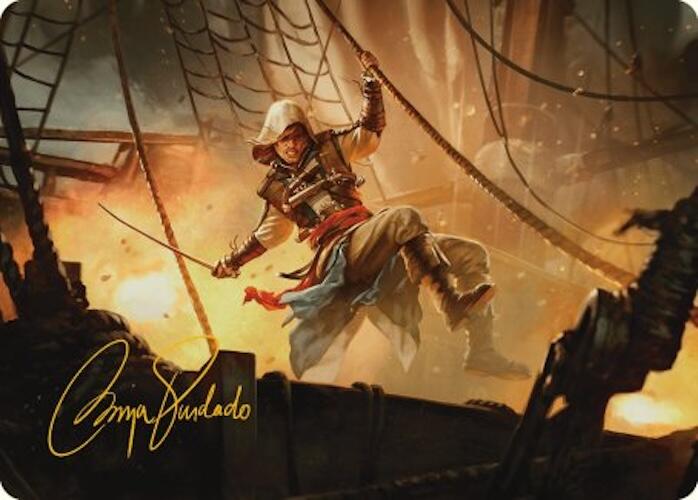 Edward Kenway Art Card (Gold-Stamped Signature) [Assassin's Creed Art Series] | The CG Realm