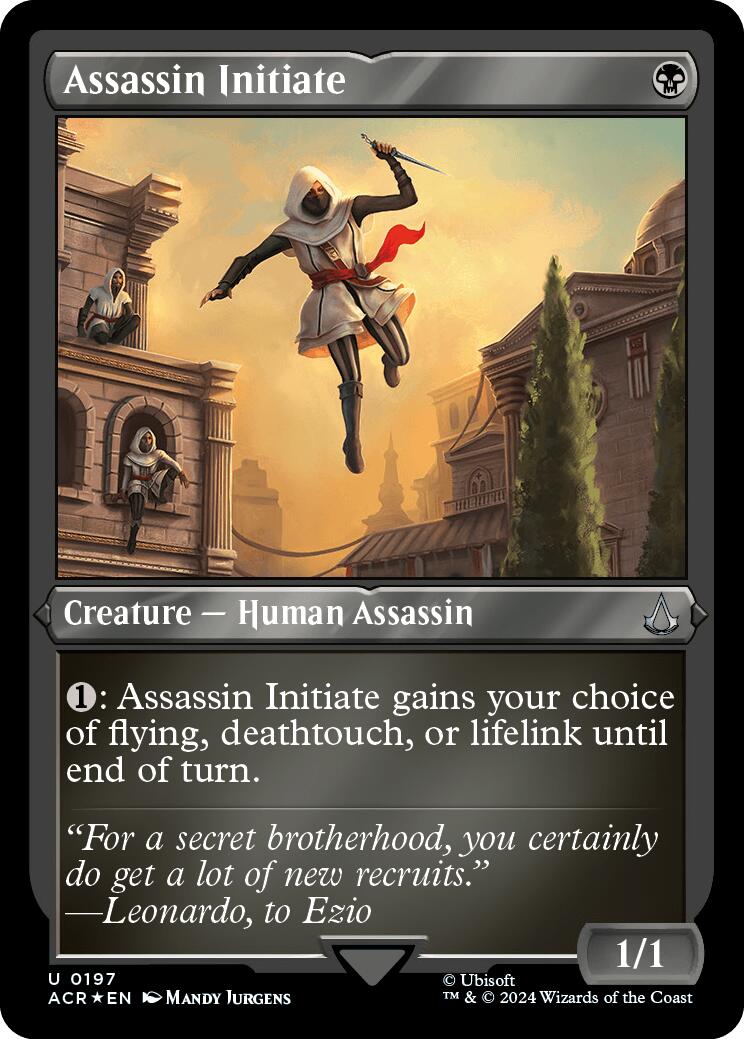 Assassin Initiate (Foil Etched) [Assassin's Creed] | The CG Realm