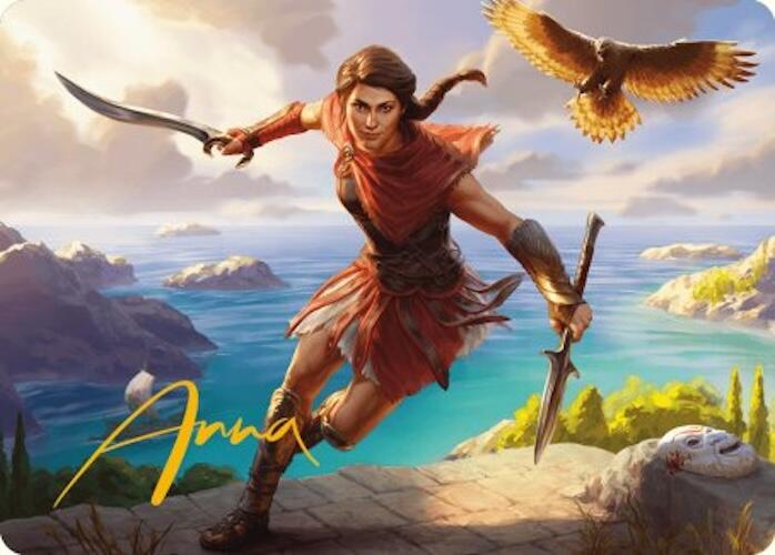 Kassandra, Eagle Bearer Art Card (Gold-Stamped Signature) [Assassin's Creed Art Series] | The CG Realm