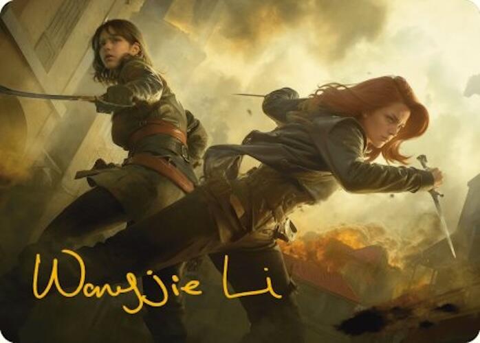 Mary Read and Anne Bonny Art Card (Gold-Stamped Signature) [Assassin's Creed Art Series] | The CG Realm