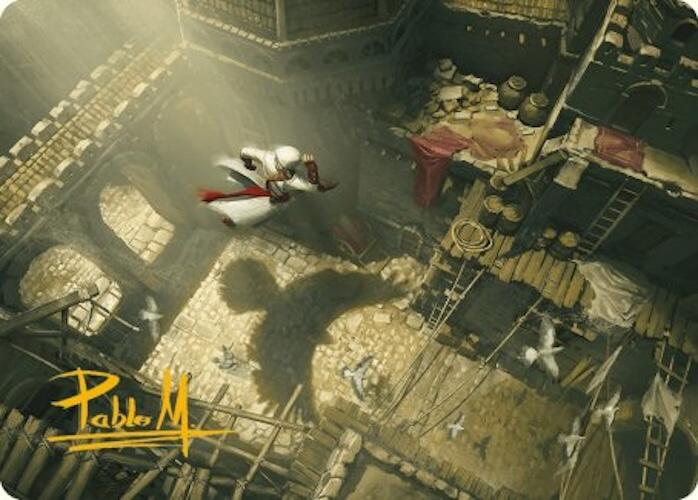 Rooftop Bypass Art Card (Gold-Stamped Signature) [Assassin's Creed Art Series] | The CG Realm