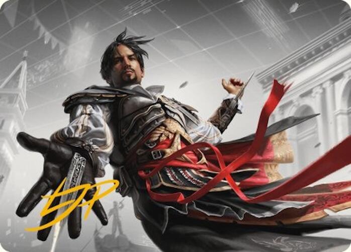 Ezio Auditore da Firenze Art Card (Gold-Stamped Signature) [Assassin's Creed Art Series] | The CG Realm