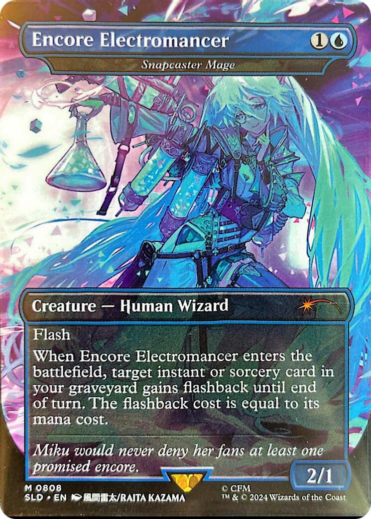 Encore Electromancer - Snapcaster Mage (Rainbow Foil) [Secret Lair Drop Series] | The CG Realm