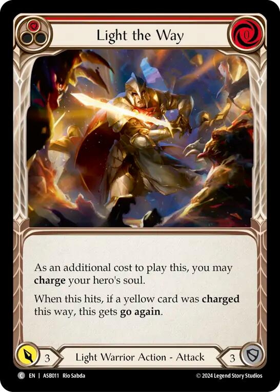 Light the Way (Red) [ASB011] (Armory Deck: Boltyn) | The CG Realm