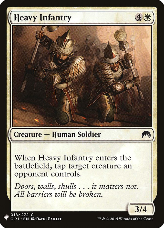 Heavy Infantry [Mystery Booster] | The CG Realm