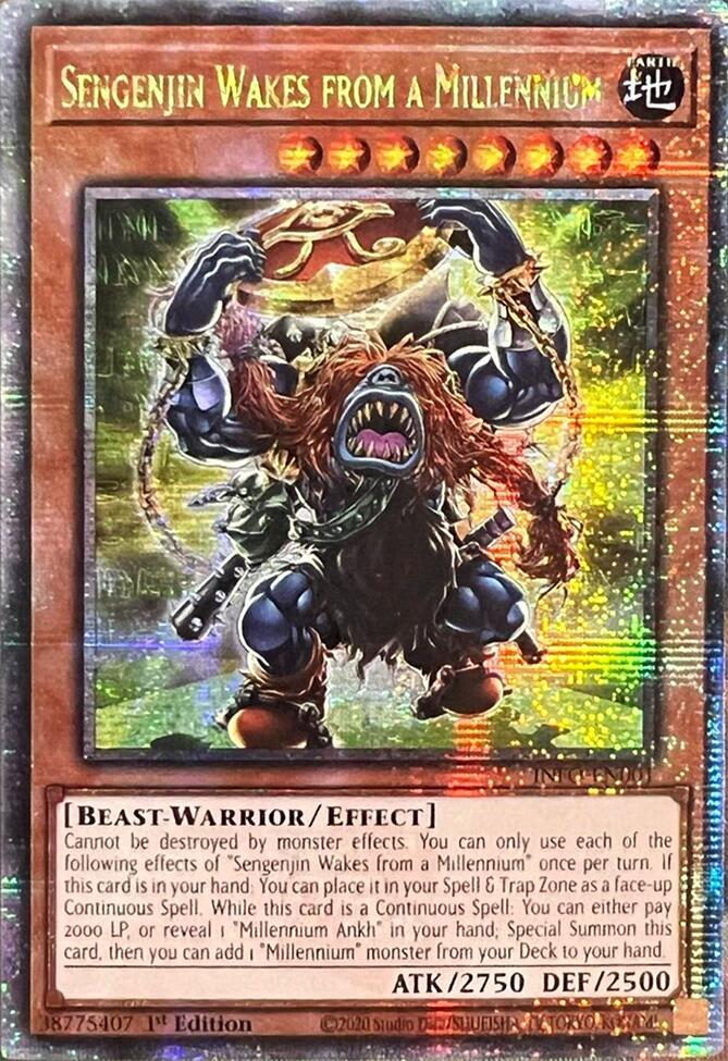 Sengenjin Wakes from a Millennium (Quarter Century Secret Rare) [INFO-EN001] Quarter Century Secret Rare | The CG Realm