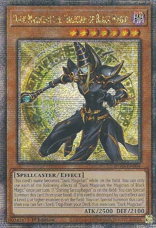 Dark Magician the Magician of Black Magic (Quarter Century Secret Rare) [INFO-EN006] Quarter Century Secret Rare | The CG Realm