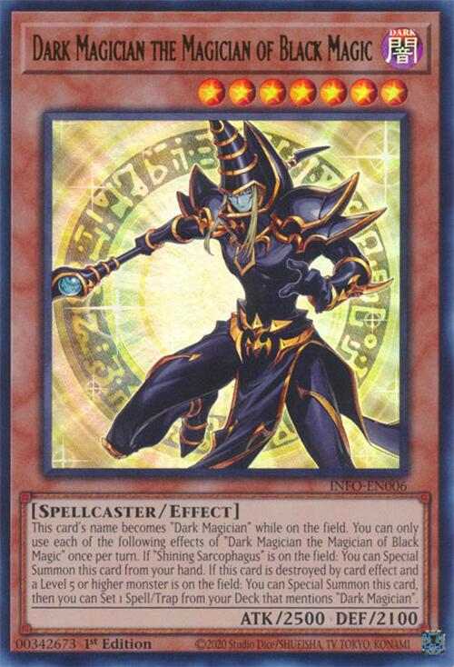 Dark Magician the Magician of Black Magic [INFO-EN006] Ultra Rare | The CG Realm