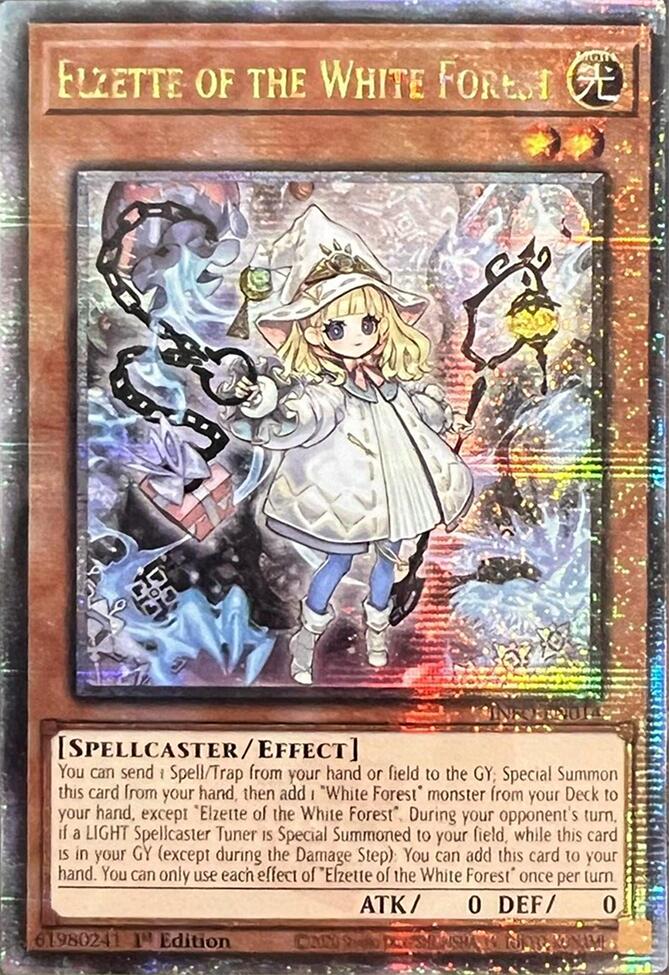 Elzette of the White Forest (Quarter Century Secret Rare) [INFO-EN014] Quarter Century Secret Rare | The CG Realm