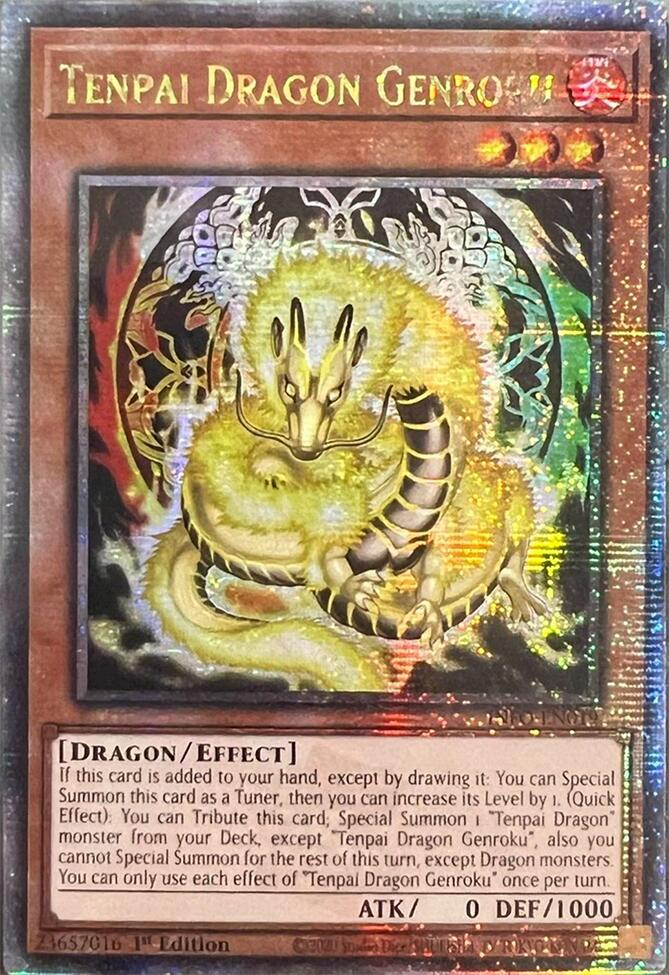 Tenpai Dragon Genroku (Quarter Century Secret Rare) [INFO-EN019] Quarter Century Secret Rare | The CG Realm