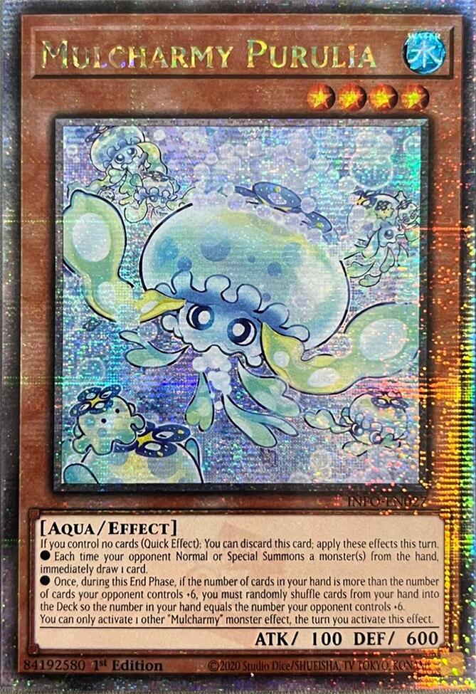 Mulcharmy Purulia (Quarter Century Secret Rare) [INFO-EN027] Quarter Century Secret Rare | The CG Realm