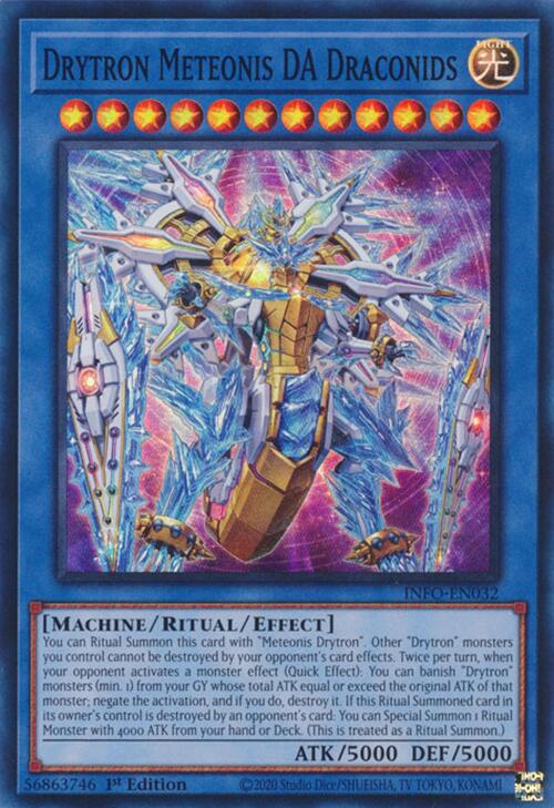 Drytron Meteonis DA Draconids [INFO-EN032] Super Rare | The CG Realm