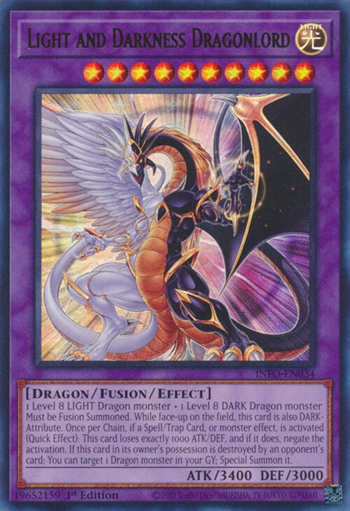 Light and Darkness Dragonlord [INFO-EN034] Ultra Rare | The CG Realm