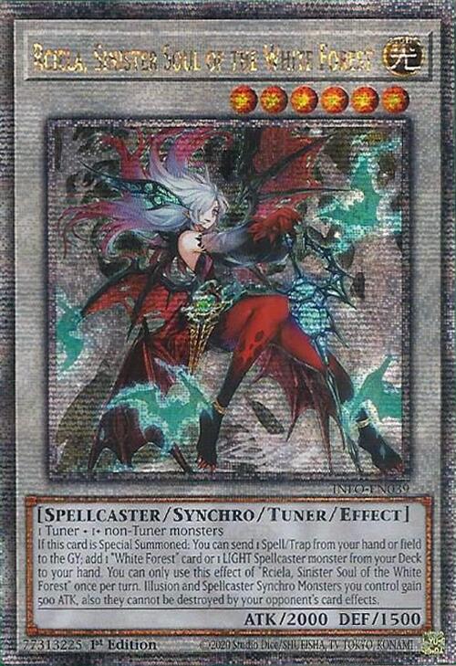 Rciela, Sinister Soul of the White Forest (Quarter Century Secret Rare) [INFO-EN039] Quarter Century Secret Rare | The CG Realm