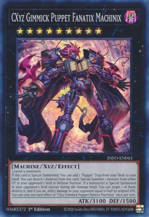 CXyz Gimmick Puppet Fanatix Machinix [INFO-EN043] Super Rare | The CG Realm