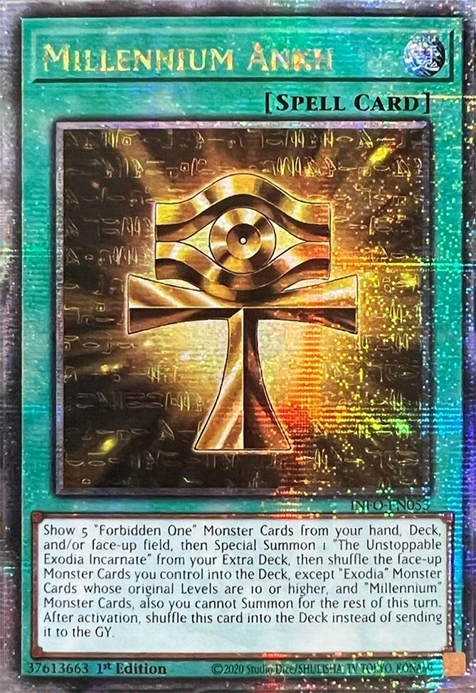 Millennium Ankh (Quarter Century Secret Rare) [INFO-EN053] Quarter Century Secret Rare | The CG Realm