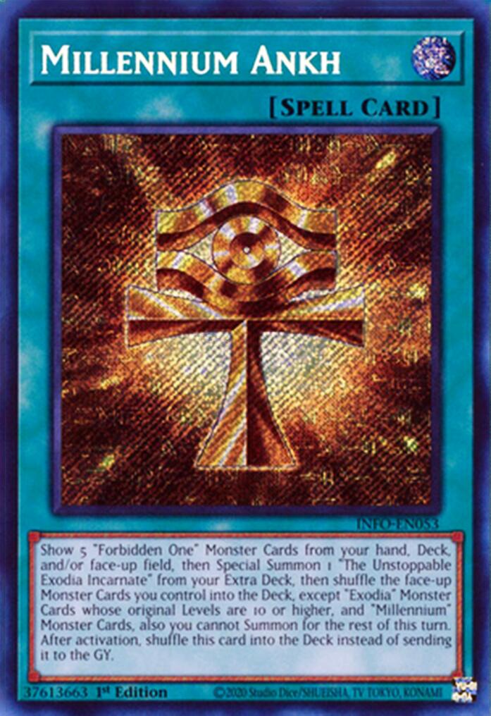 Millennium Ankh [INFO-EN053] Secret Rare | The CG Realm