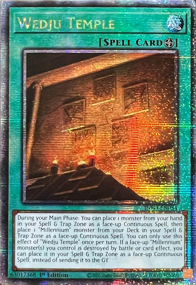 Wedju Temple (Quarter Century Secret Rare) [INFO-EN054] Quarter Century Secret Rare | The CG Realm