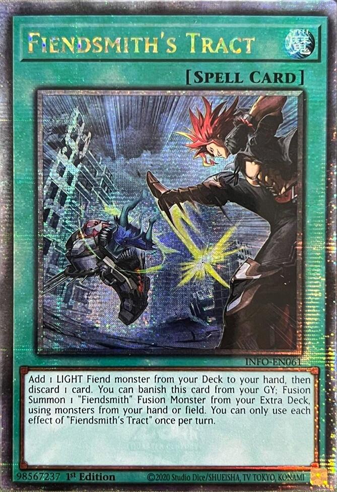 Fiendsmith's Tract (Quarter Century Secret Rare) [INFO-EN061] Quarter Century Secret Rare | The CG Realm