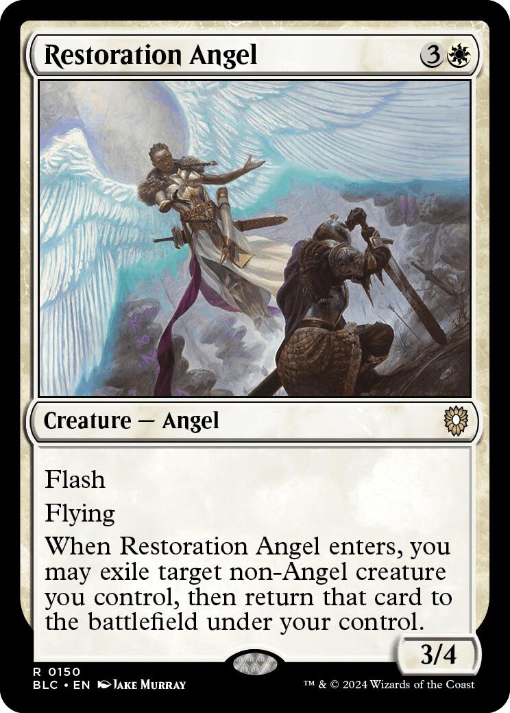 Restoration Angel [Bloomburrow Commander] | The CG Realm