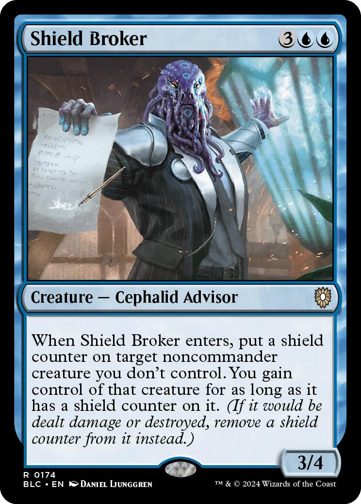 Shield Broker [Bloomburrow Commander] | The CG Realm