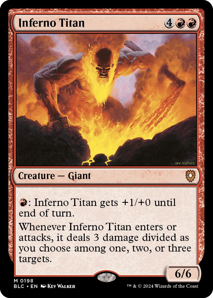 Inferno Titan [Bloomburrow Commander] | The CG Realm