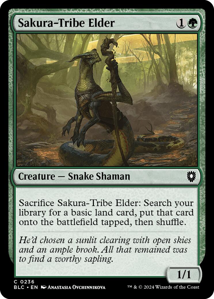 Sakura-Tribe Elder [Bloomburrow Commander] | The CG Realm