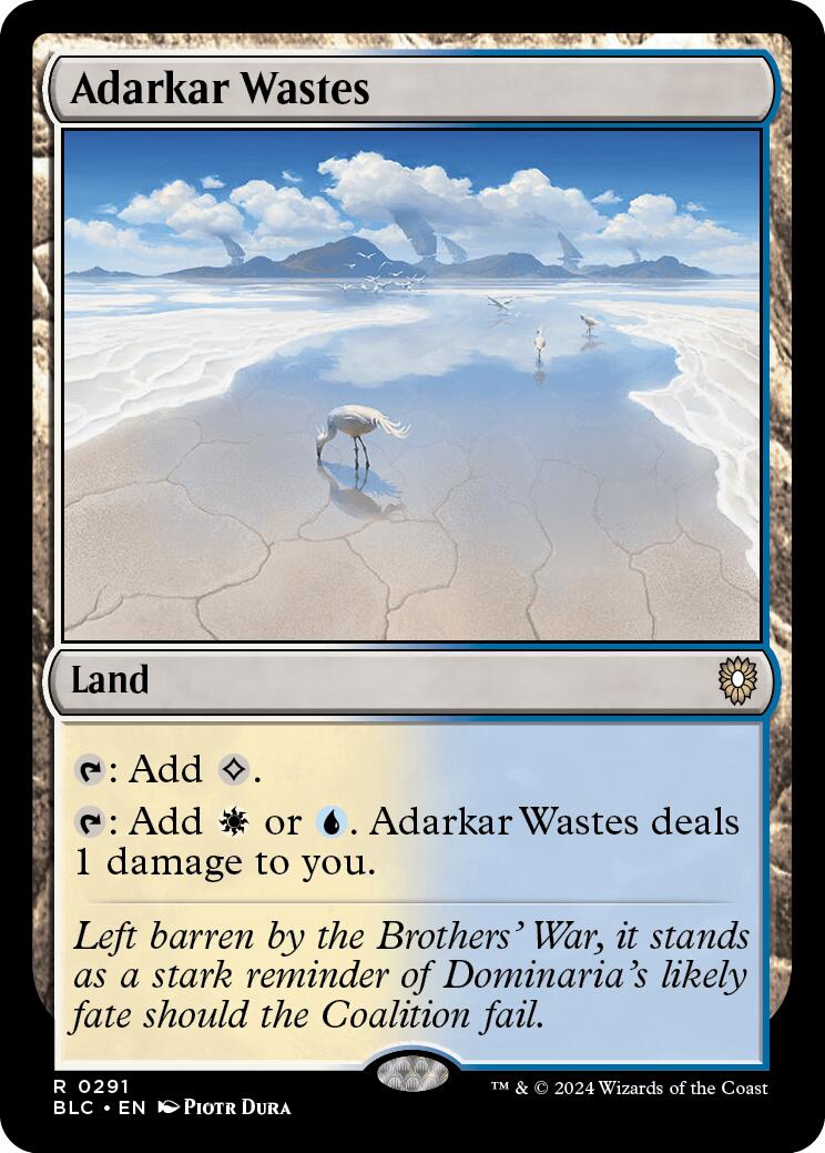 Adarkar Wastes [Bloomburrow Commander] | The CG Realm