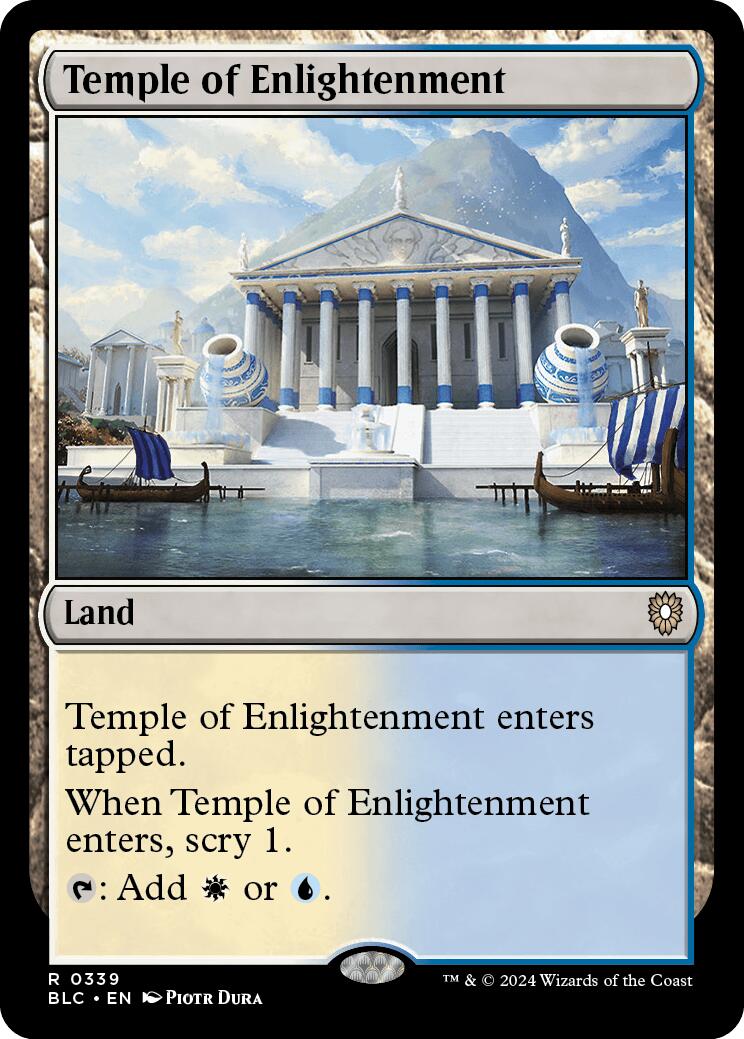 Temple of Enlightenment [Bloomburrow Commander] | The CG Realm