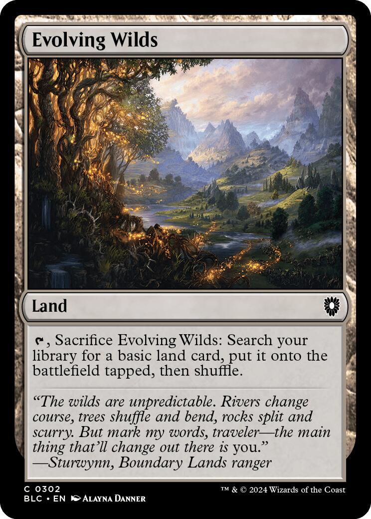 Evolving Wilds [Bloomburrow Commander] | The CG Realm