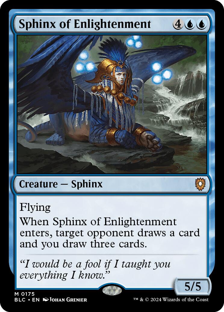 Sphinx of Enlightenment [Bloomburrow Commander] | The CG Realm