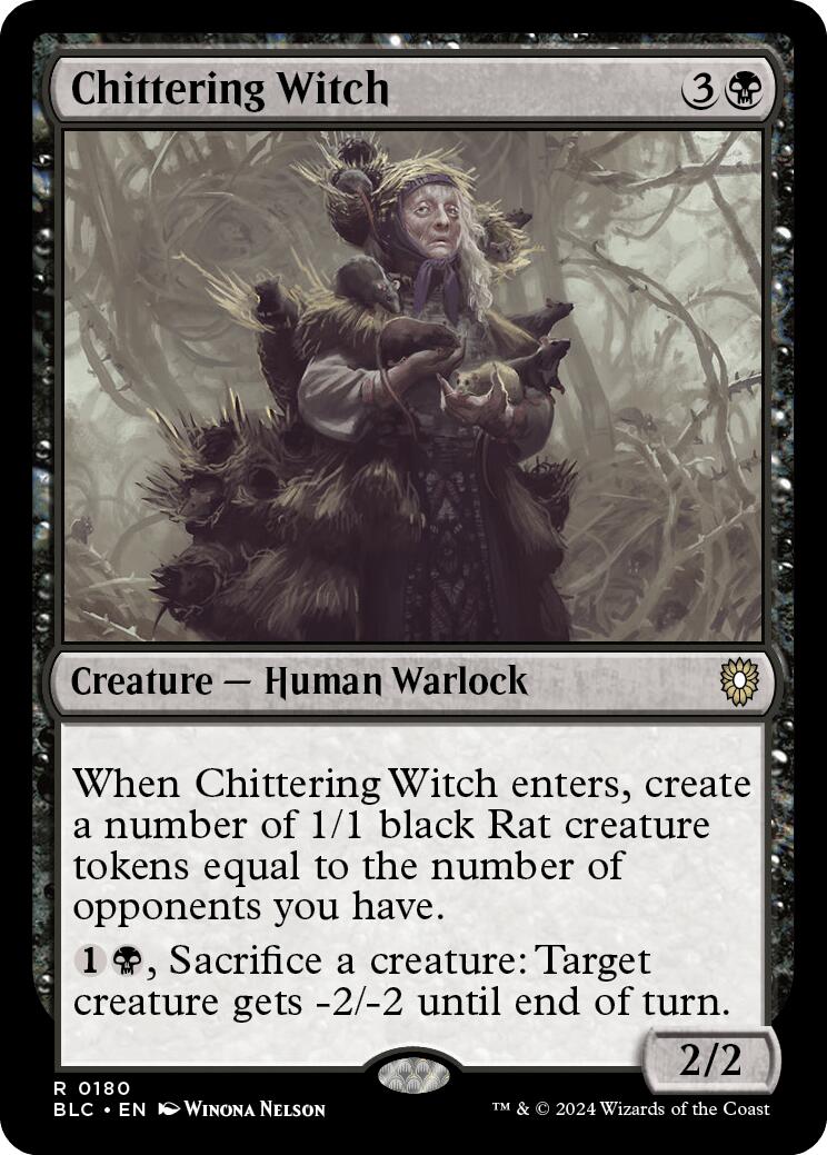 Chittering Witch [Bloomburrow Commander] | The CG Realm