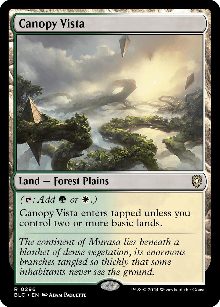 Canopy Vista [Bloomburrow Commander] | The CG Realm