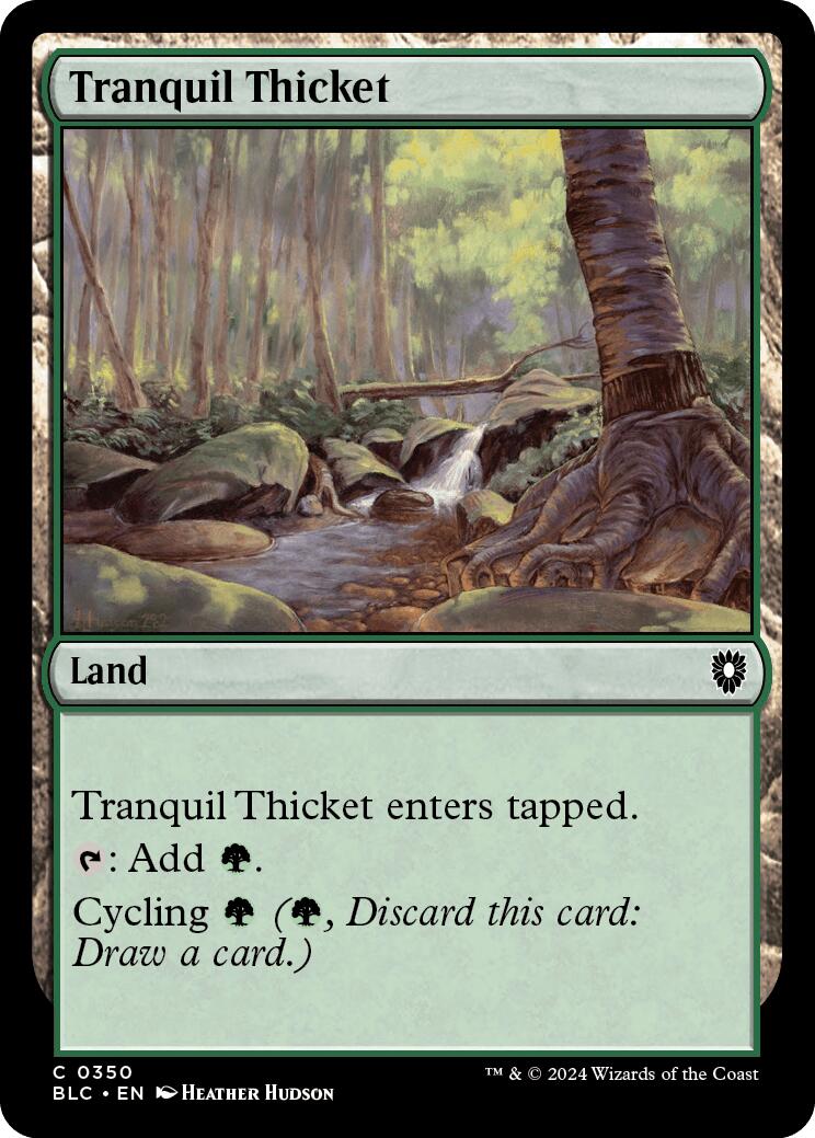 Tranquil Thicket [Bloomburrow Commander] | The CG Realm