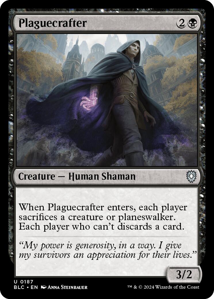 Plaguecrafter [Bloomburrow Commander] | The CG Realm