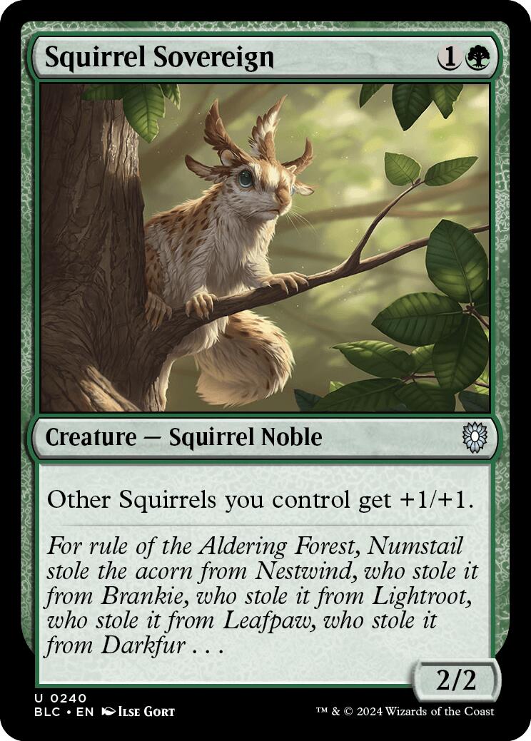 Squirrel Sovereign [Bloomburrow Commander] | The CG Realm