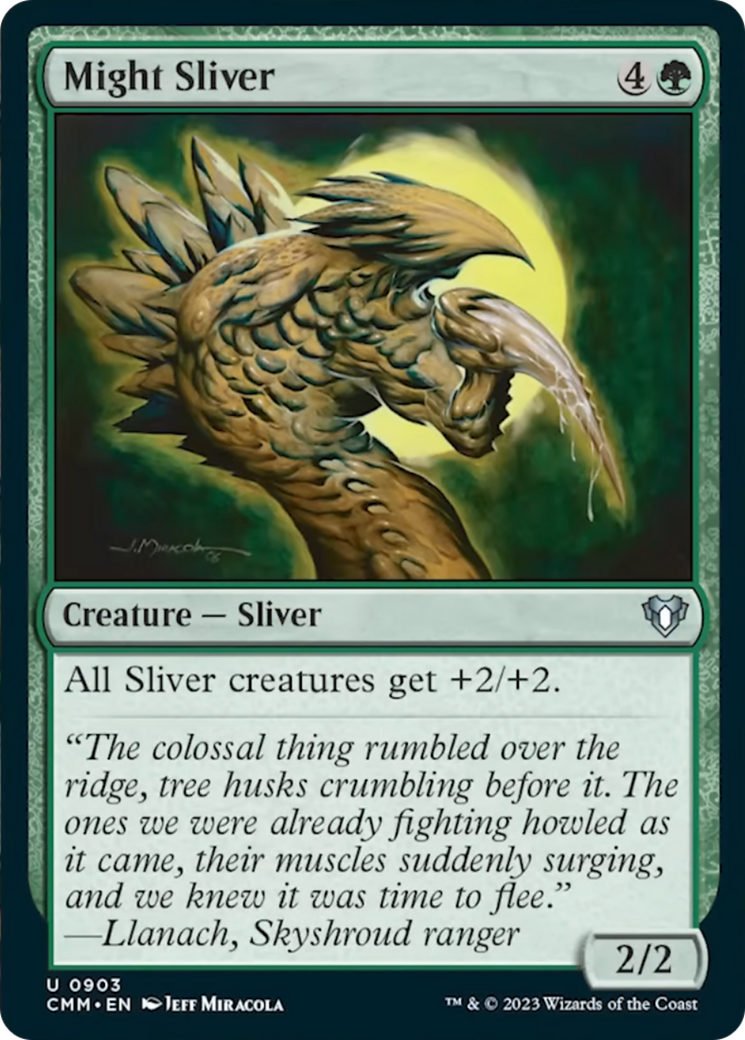 Might Sliver [Commander Masters] | The CG Realm