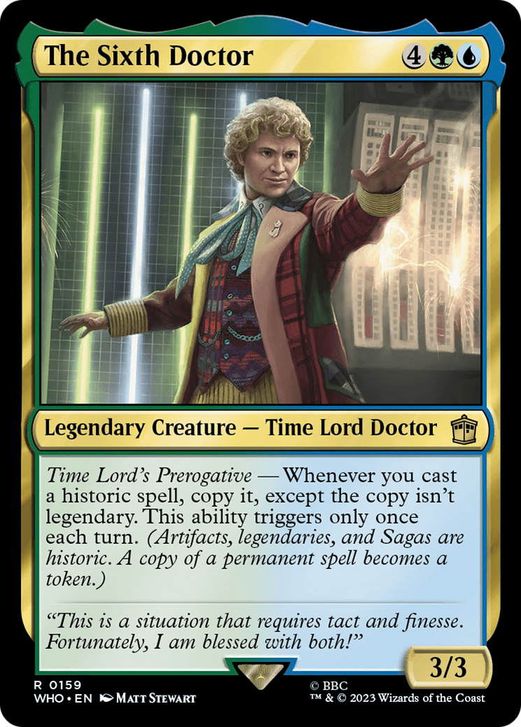 The Sixth Doctor [Doctor Who] | The CG Realm