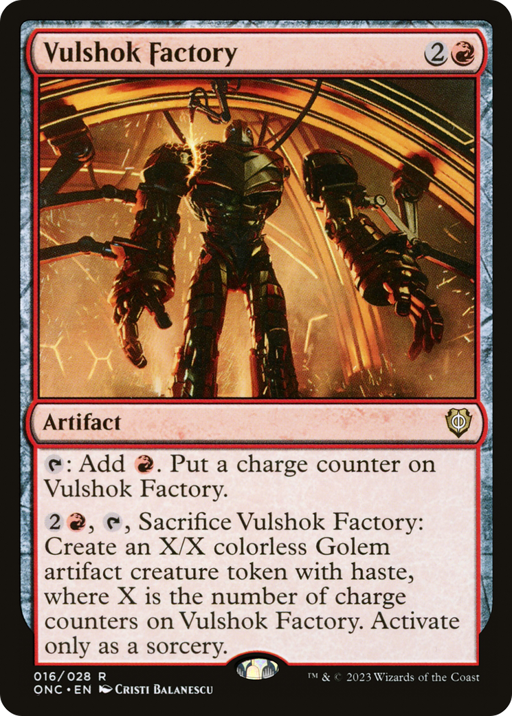 Vulshok Factory [Phyrexia: All Will Be One Commander] | The CG Realm