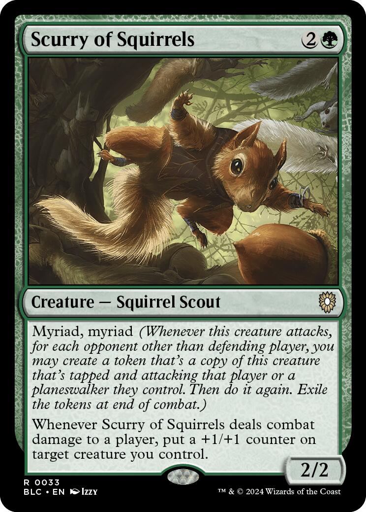 Scurry of Squirrels [Bloomburrow Commander] | The CG Realm